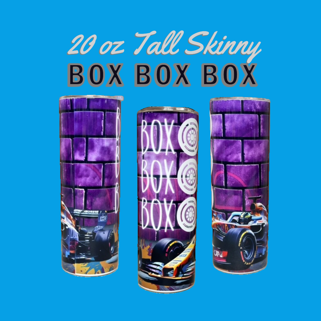 BOX BOX BOX - 20oz Tall Skinny Tumbler